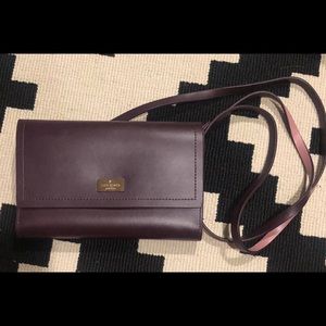 Plum Kate Spade Crossbody purse